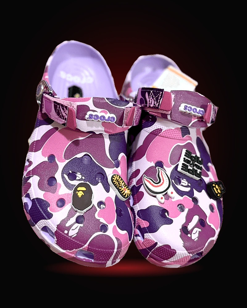 Crocs Bape Morado