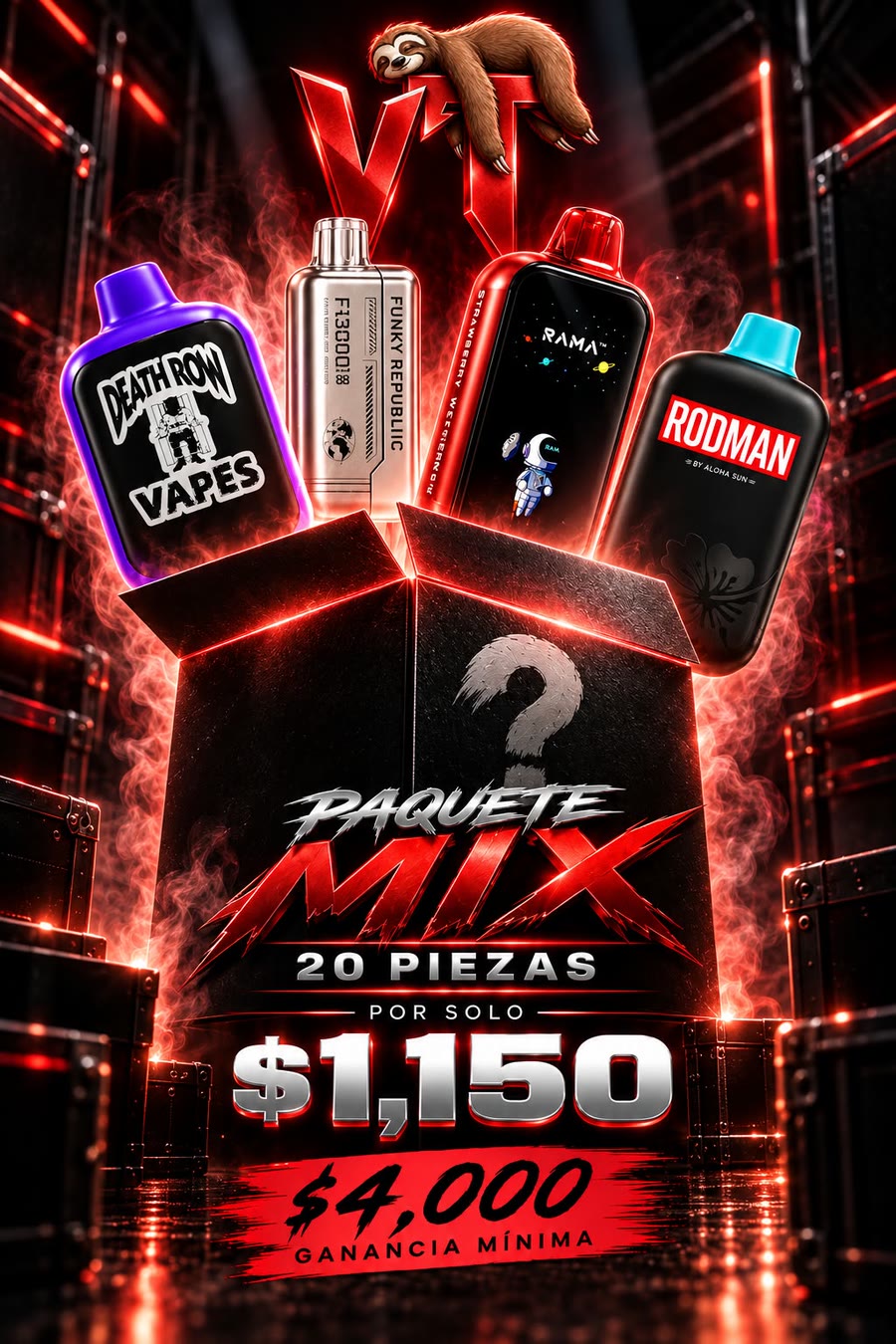 Paquete Mix: 20 piezas por $1,150